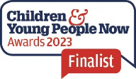 Children & young people now awards 2023 finalist logo